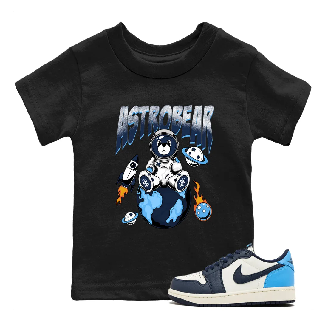 Jordan - SNRT Kids Air Tees Sneaker Astrobear Obsidian Seamless 1 Low-price guarantee
