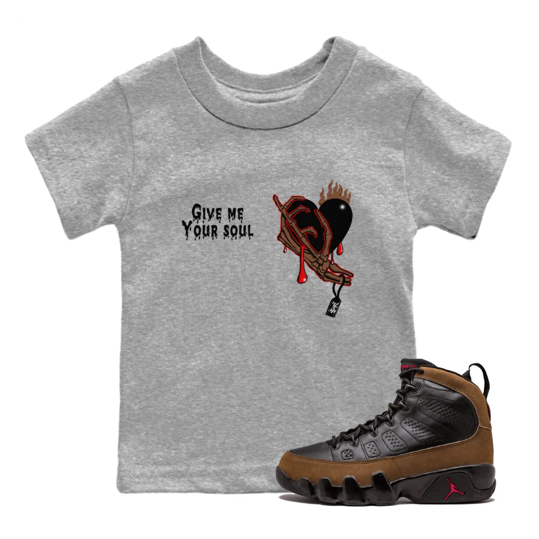 Jordan Tees Kids Olive Price-reduced 9 Give Soul Your Sneaker - SNRT Me Reduced Air