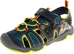 Josmo Kids Cars Toy Story Mickey Sandal LED Light Up Slides (Toddler-Little Kid)