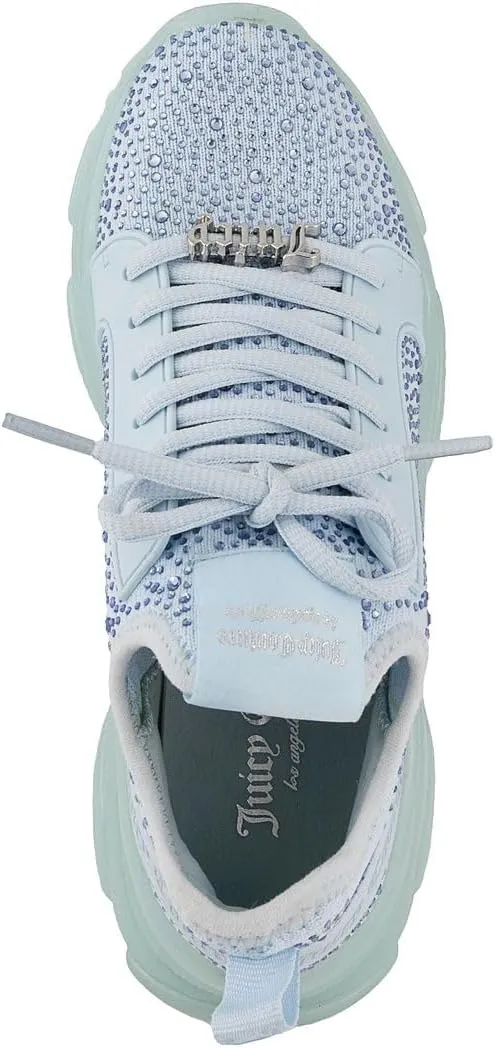 Juicy Couture Women's Chunky Lace-Up Fashion Sneaker - Stylish Platform Tennis Shoes for Everyday Comfort Walking