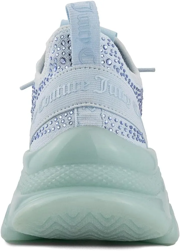 Juicy Couture Women's Chunky Lace-Up Fashion Sneaker - Stylish Platform Tennis Shoes for Everyday Comfort Walking