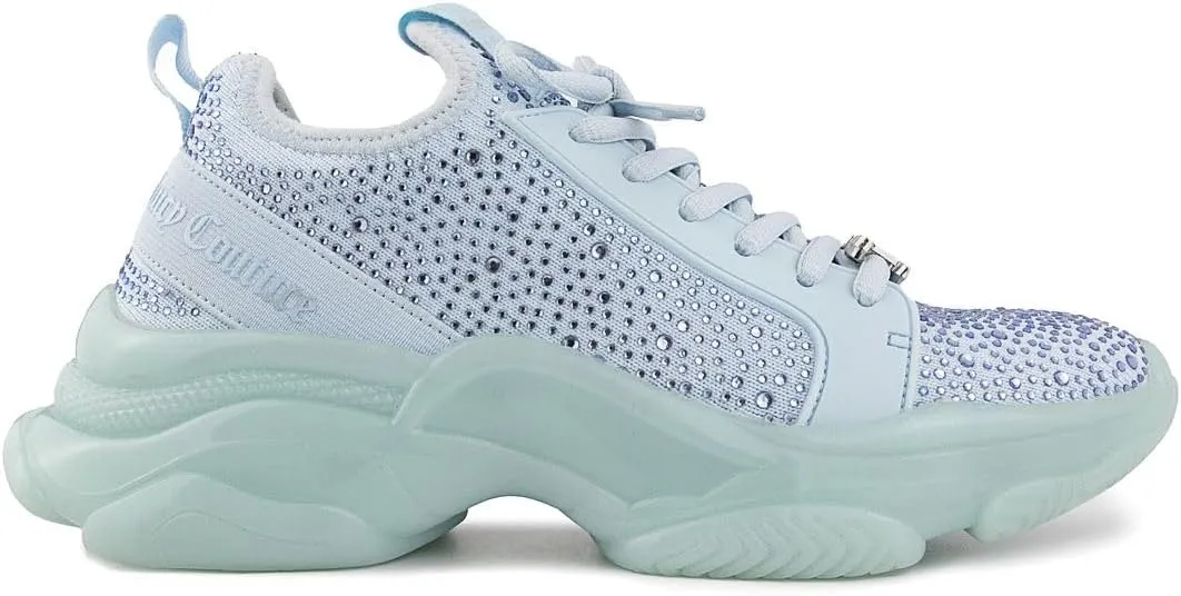 Juicy Couture Women's Chunky Lace-Up Fashion Sneaker - Stylish Platform Tennis Shoes for Everyday Comfort Walking