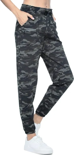 Kcutteyg Womens Joggers with Pockets, Lightweight Quick Dry Athletic Workout Soft Pants for Gym, Yoga, Running