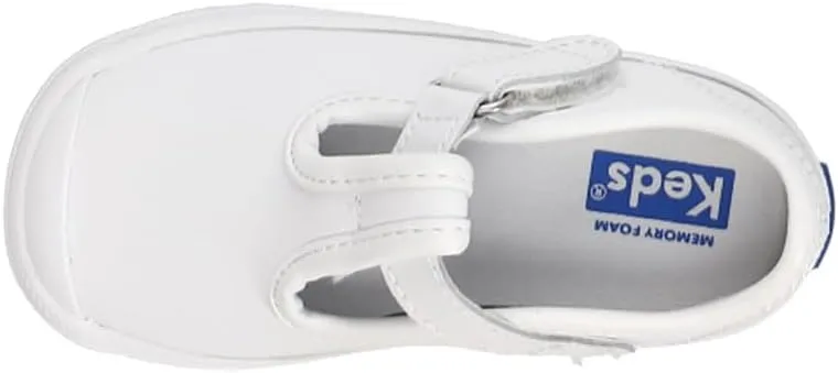 Keds Unisex-Child Champion Lace Toe Cap Tstrap Sneaker