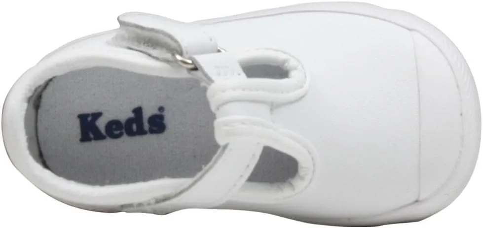 Keds Unisex-Child Champion Lace Toe Cap Tstrap Sneaker