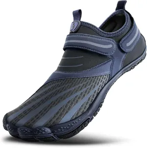KEMISANT Mens Water Shoes, Unisex Barefoot Aqua Shoes for Men Women Beach Swimming Water Sport Shoes