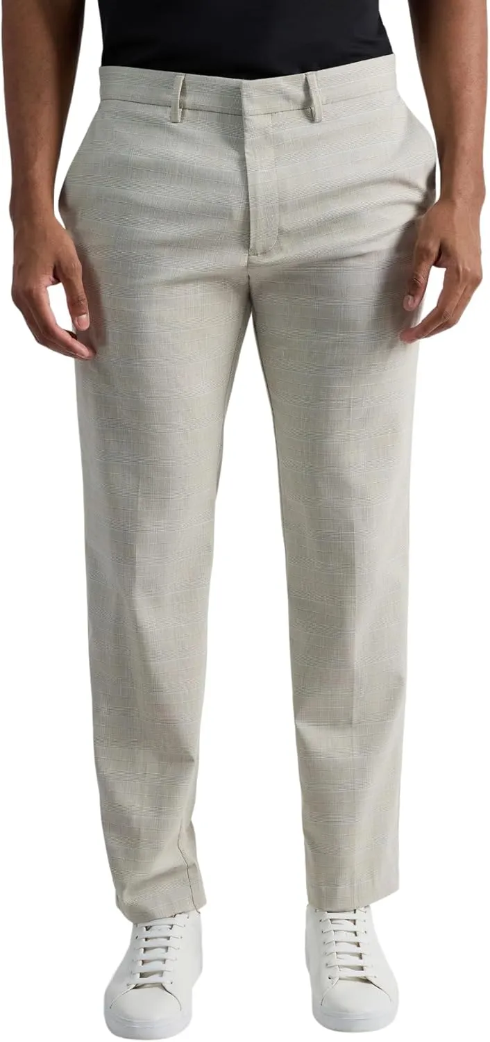 Kenneth Cole Men's Premium Flex Slim Fit Dress Pant-Patterns and Solids