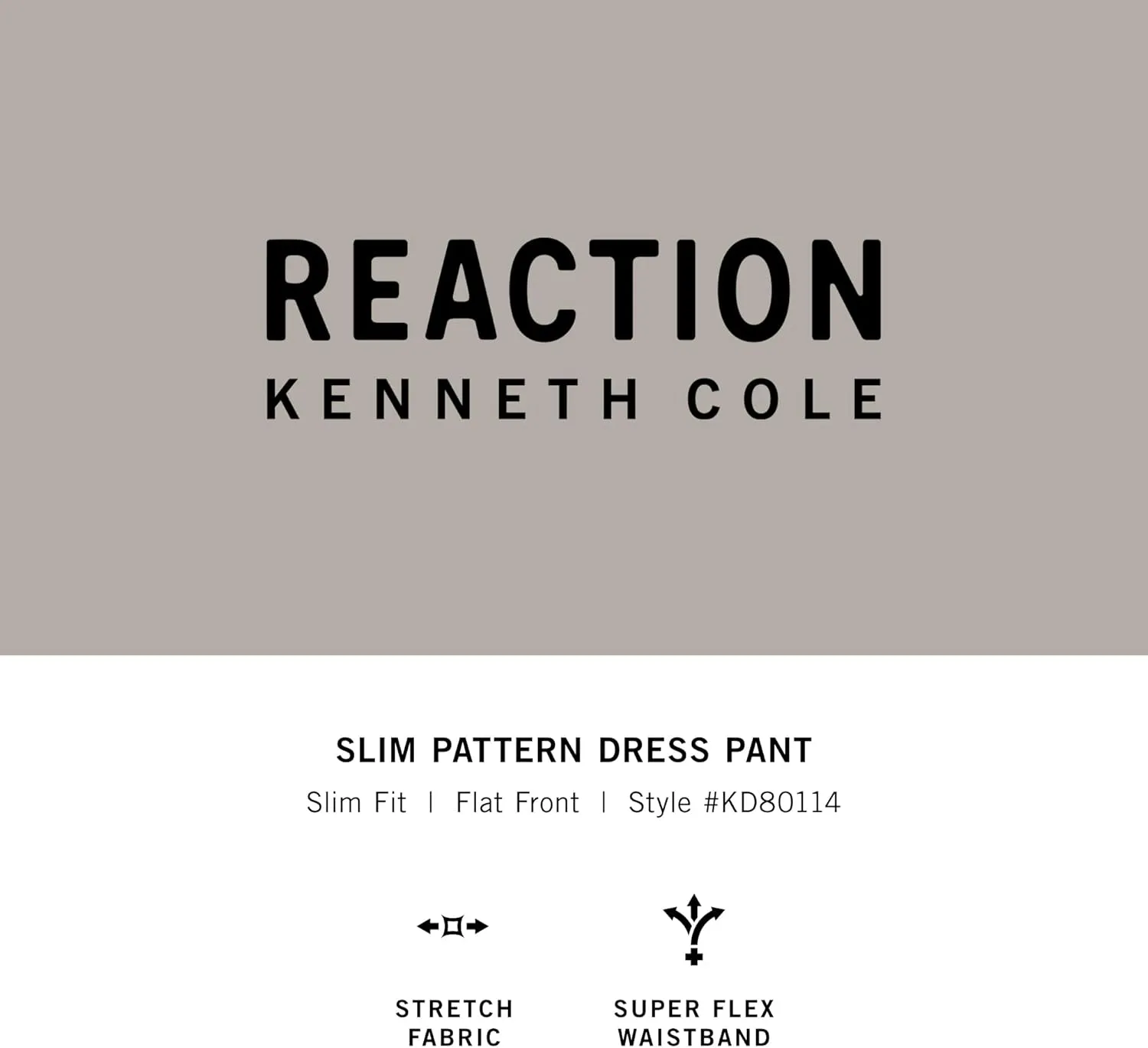 Kenneth Cole Men's Premium Flex Slim Fit Dress Pant-Patterns and Solids