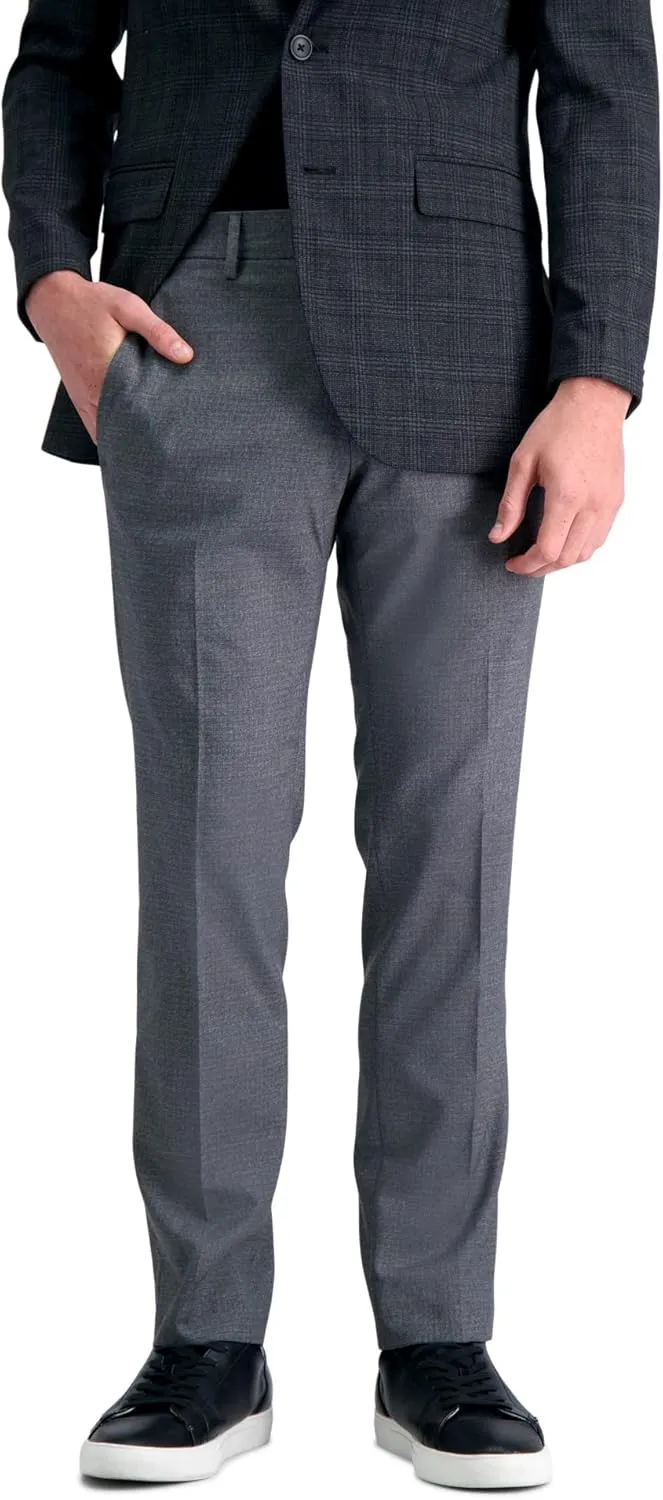 Kenneth Cole Men's Slim Fit Heather Dress Pant