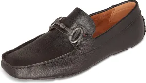 Kenneth Cole REACTION Men's Dawson Bit Driver Driving Style Loafer, Black, 10