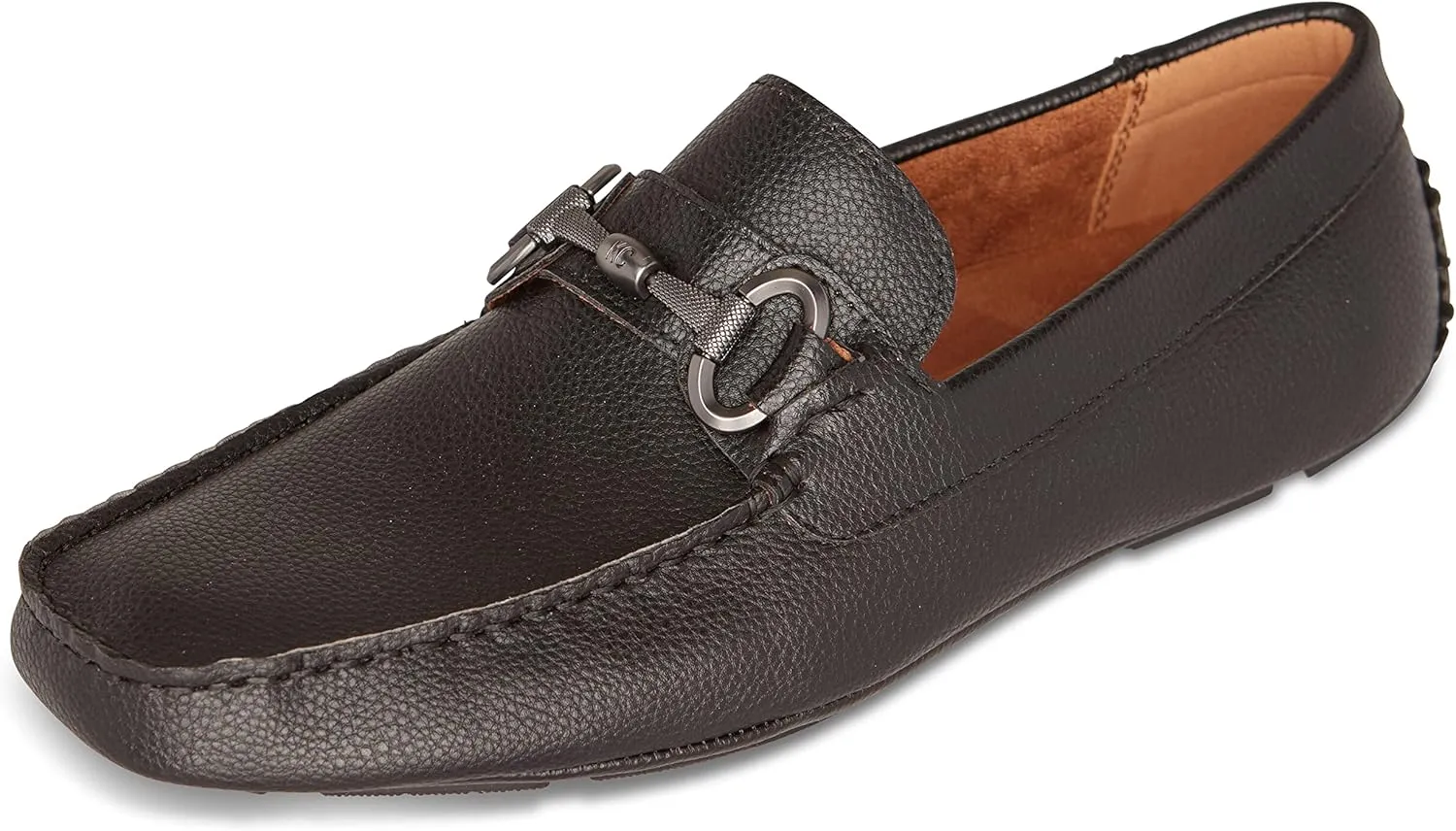 Kenneth Cole REACTION Men's Dawson Bit Driver Driving Style Loafer, Black, 10