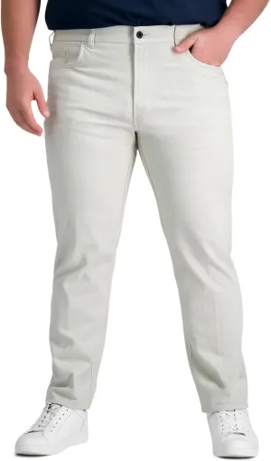 Kenneth Cole REACTION Men's Flex Waist Slim Fit 5 Pocket Casual Pant-Regular and Big and Tall