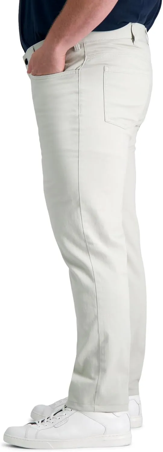 Kenneth Cole REACTION Men's Flex Waist Slim Fit 5 Pocket Casual Pant-Regular and Big and Tall