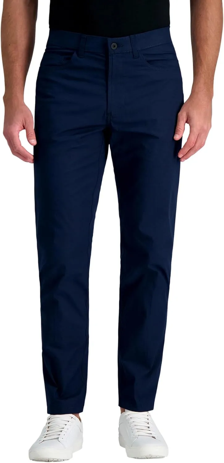 Kenneth Cole REACTION Men's Flex Waist Slim Fit 5 Pocket Casual Pant-Regular and Big and Tall