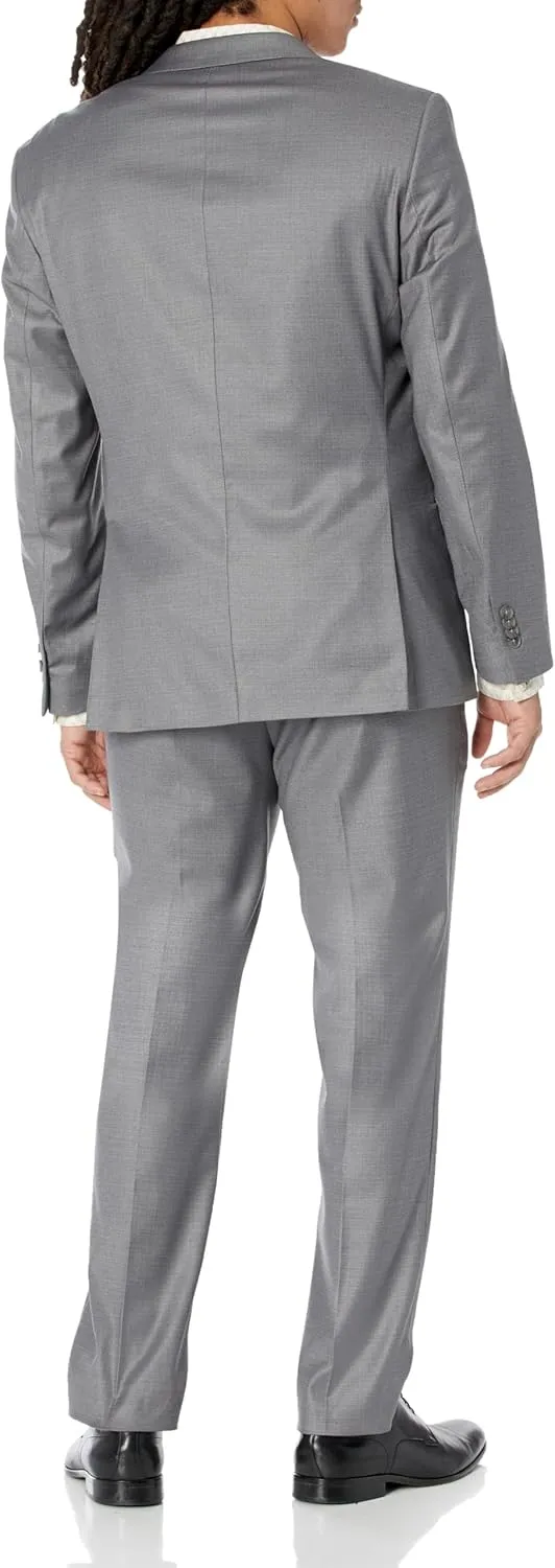 Kenneth Cole REACTION Men's Performance Fabric Slim Fit Suit