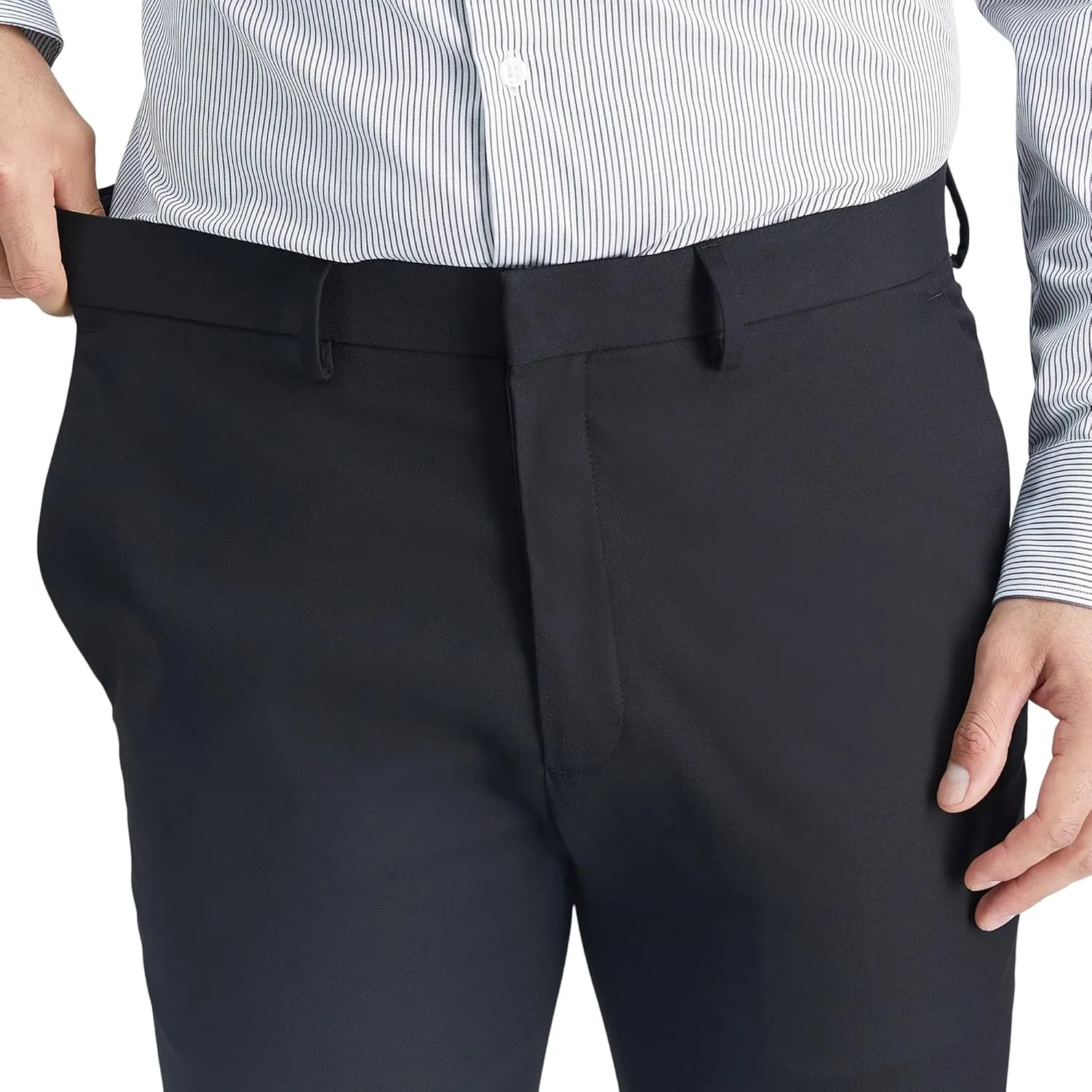 Kenneth Cole REACTION Men's Slim Fit Solid Performance Dress Pant