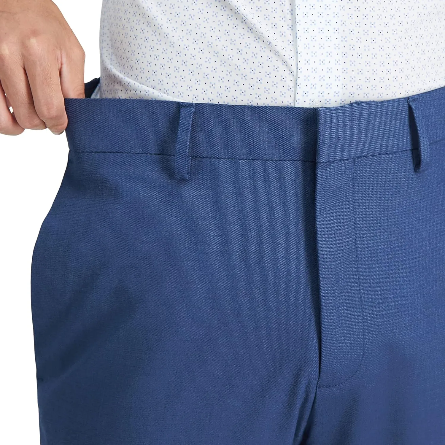 Kenneth Cole REACTION Men's Solid Performance Slim Fit Dress Pant