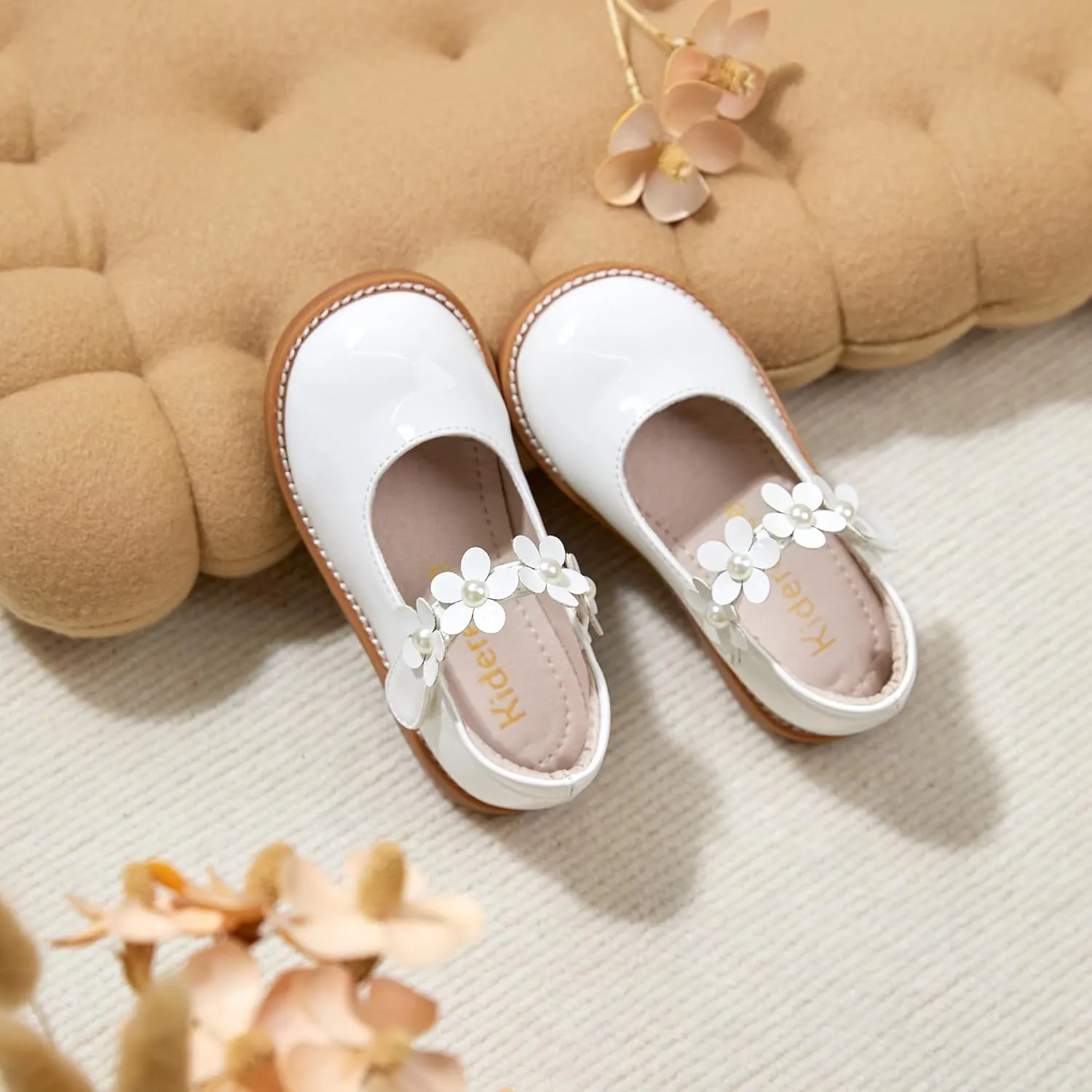 Kiderence Girls Flat Dress Shoes School Oxfords Marry Jane (Toddler/Little Kids)