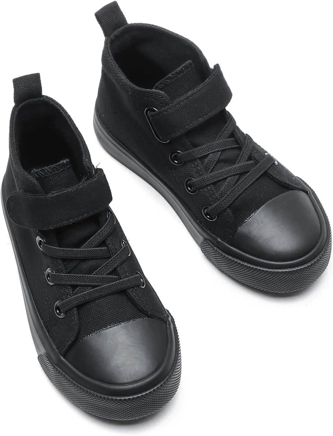 Kids Canvas Shoes Boys Girls High Top Canvas Slip On Sneakers