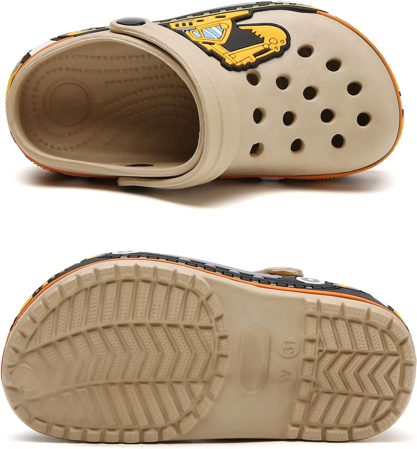 Kids' Cute Cartoon Garden Clogs - Breathable, Slip-on, Beach & Pool Water Clogs for Boys & Girls