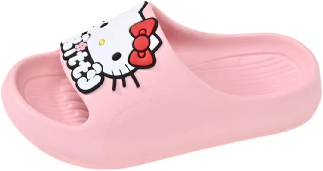 Kids' Quick-Dry Indoor Outdoor Slippers Shower Slides Lightweight Non-Slip Slippers Soft with Breathable for Girls Bathroom Pool