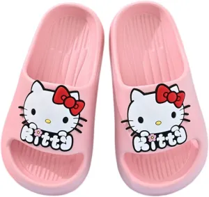 Kids' Quick-Dry Indoor Outdoor Slippers Shower Slides Lightweight Non-Slip Slippers Soft with Breathable for Girls Bathroom Pool