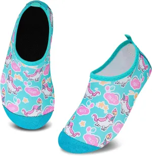 Kids Swim Water Shoes Non-Slip Quick Dry Barefoot Aqua Pool Socks Shoes for Boys & Girls Toddler