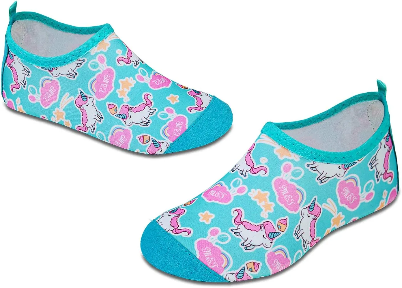 Kids Swim Water Shoes Non-Slip Quick Dry Barefoot Aqua Pool Socks Shoes for Boys & Girls Toddler