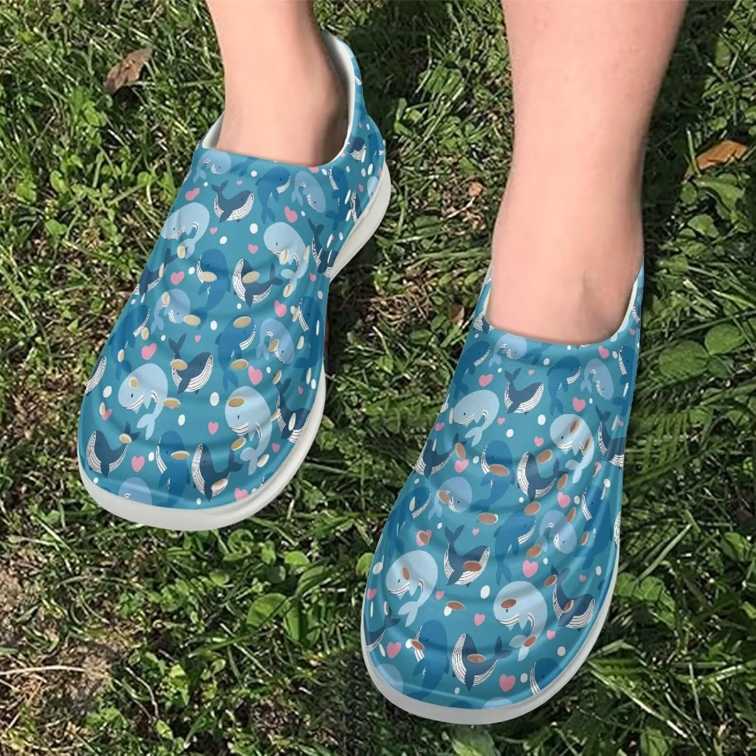 Kids Water Shoes, Cartoon Animal Slip-On Shoes, Garden Clogs for Boys Girls, Non-Slip Quick Dry Beach Sandals