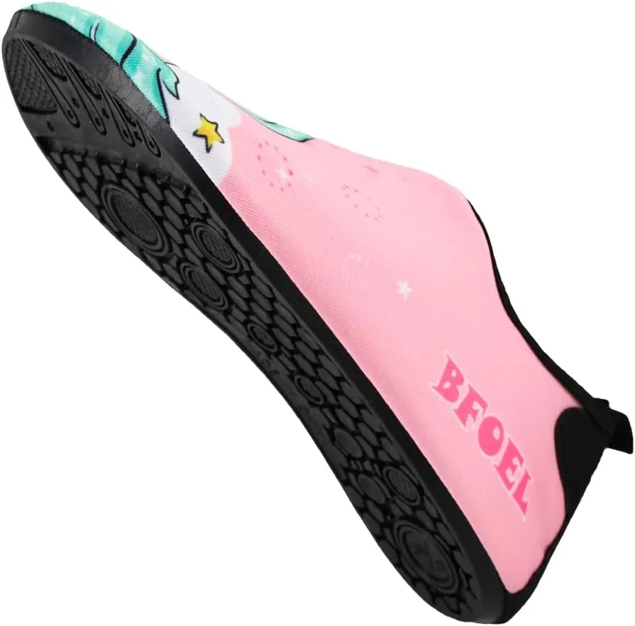 Kids Water Shoes for Toddler Boys Girls Big Kids Water Shoes Swim Socks Quick Dry Non-Slip Water Beach Aqua Sports Shoes