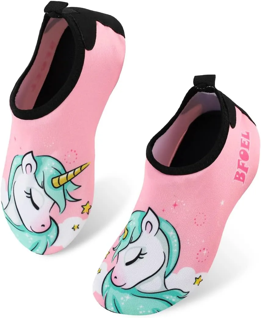 Kids Water Shoes for Toddler Boys Girls Big Kids Water Shoes Swim Socks Quick Dry Non-Slip Water Beach Aqua Sports Shoes