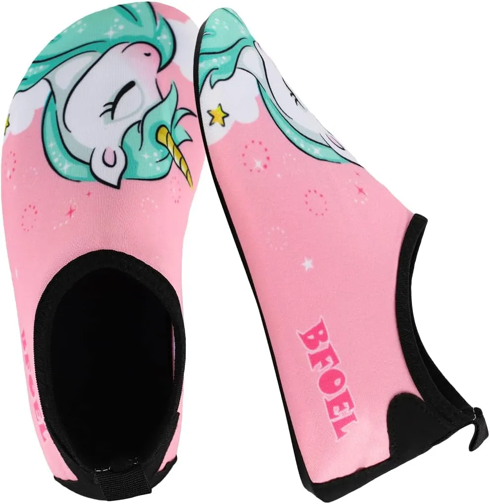 Kids Water Shoes for Toddler Boys Girls Big Kids Water Shoes Swim Socks Quick Dry Non-Slip Water Beach Aqua Sports Shoes