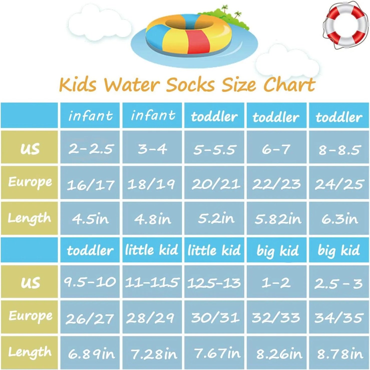 Kids Water Shoes Girls Boys Outdoor Quick Dry Barefoot Aqua Socks for Toddler Sport Beach Swim Surf