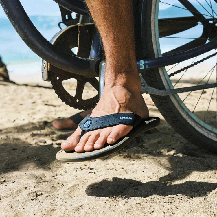 Ki'i Lightweigh Beach Sandal - Lava Rock/Bold Blue