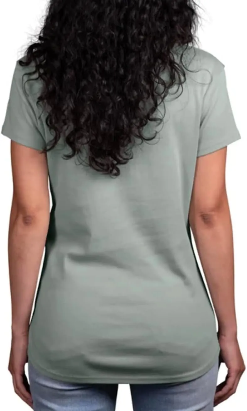 KIRKLAND Signature Women's Scoop Neck Short Sleeve Pima Cotton Tee