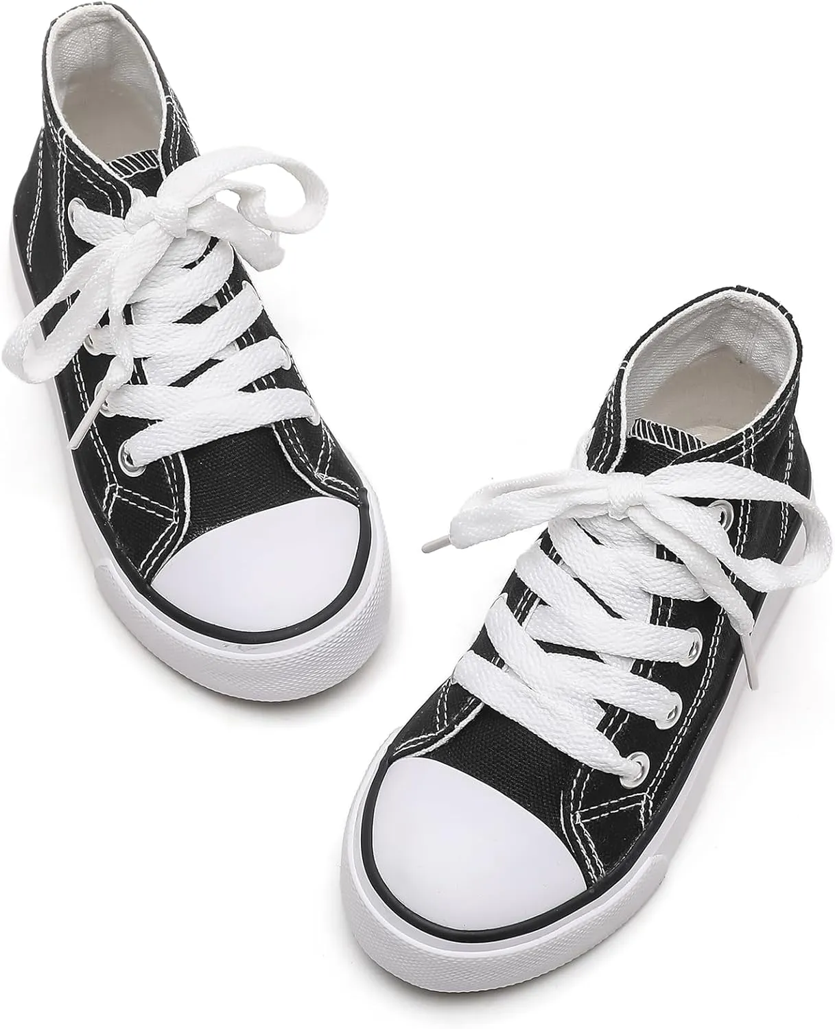 Komfyea Children High Upper Canvas Shoes Casual Sneakers(Toddler/Little Kids)