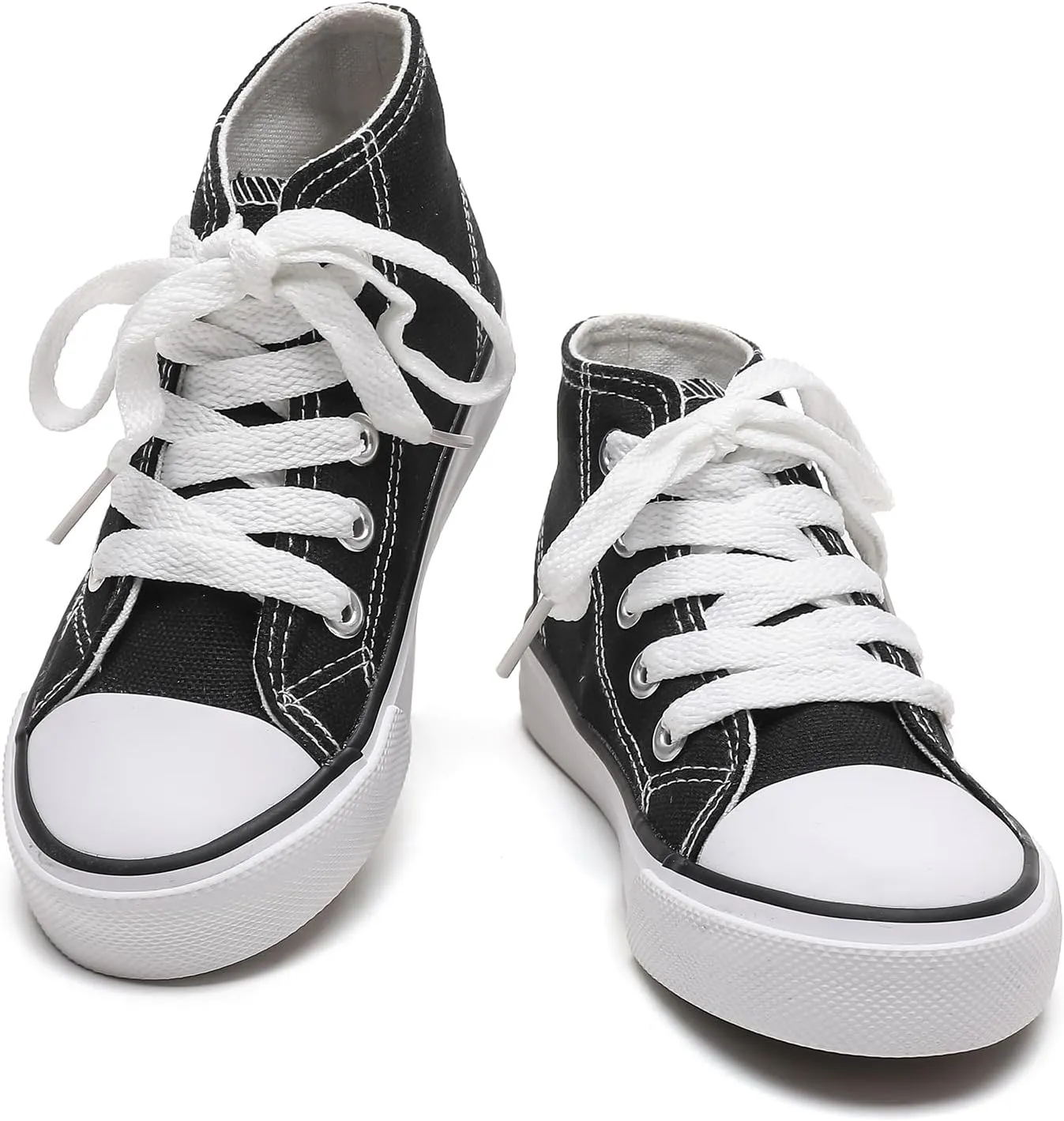 Komfyea Children High Upper Canvas Shoes Casual Sneakers(Toddler/Little Kids)
