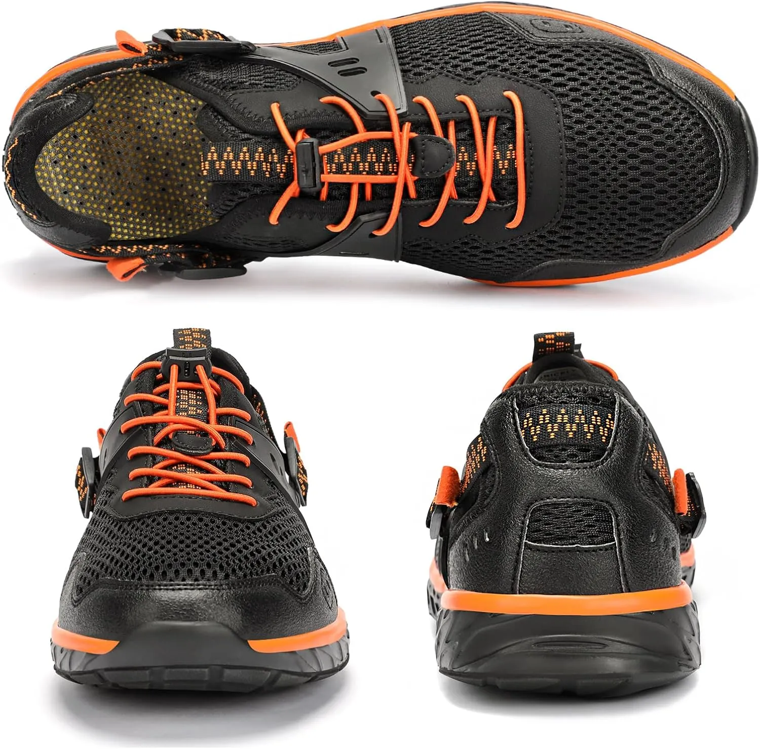 Kricely Water Shoes Men Quick Dry Aqua Shoes Swim Shoes for Men Non-Slip Beach Shoes Outdoor for Surfing