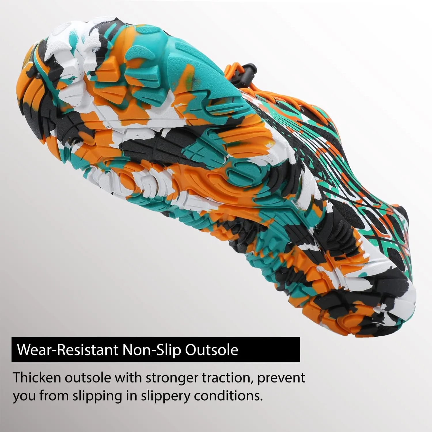 L-RUN Barefoot Water Shoes Women Mens Aqua Sock Athletic Hiking Water Sports Shoes for Swim Beach Pool Sand Diving Walking