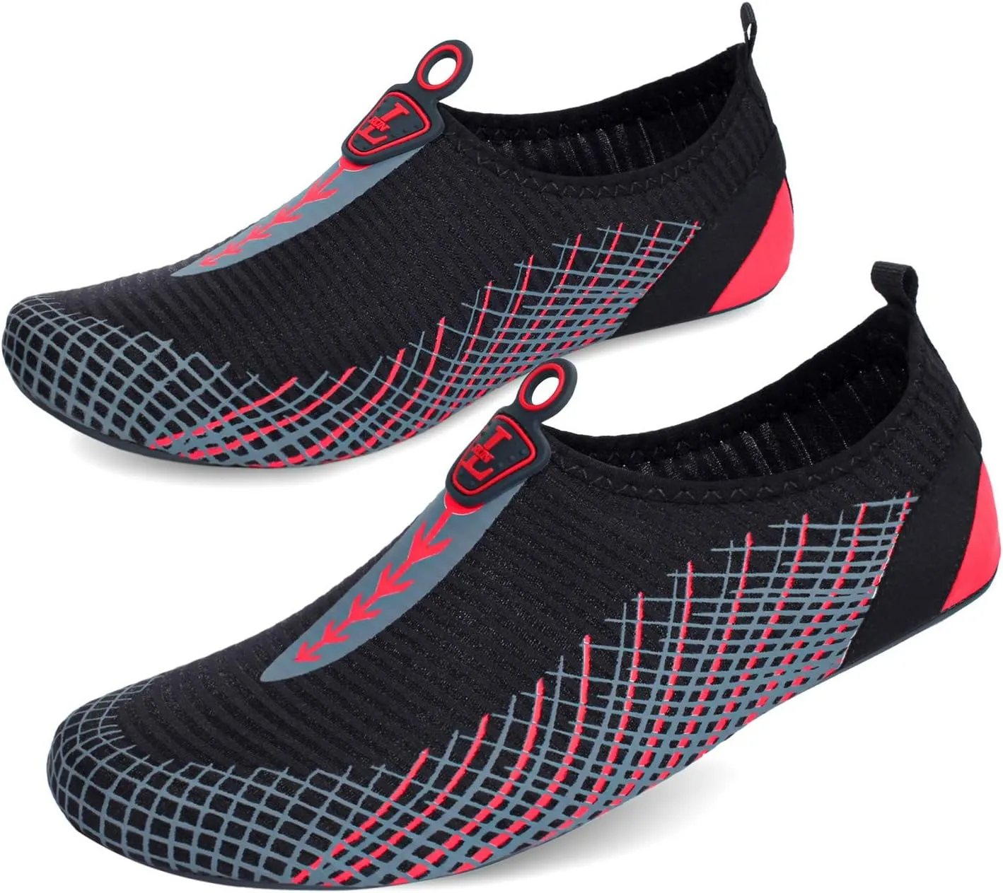 L-RUN Womens Mens Water Shoes Barefoot Skin Aqua Socks for Run Dive Surf Pool Beach Yoga Quick Dry Swim Shoes Non-Slip