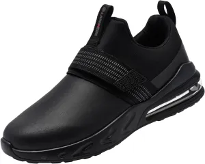 LARNMERN Women Non Slip Work Shoes Food Service Kitchen Chef Waterproof Shoe Restaurant Slip on Walking Sneakers Air Cushion Working Footwear
