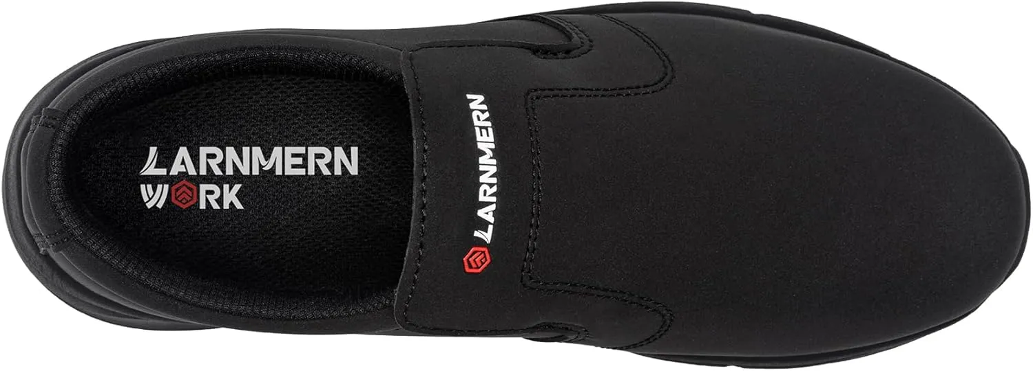 LARNMERN Women Non Slip Work Shoes Kitchen Chef Waterproof Slip Resistant Shoe Walking Food Service Restaurant Slip on Casual Fashion Working Footwear Comfortable Lightweight