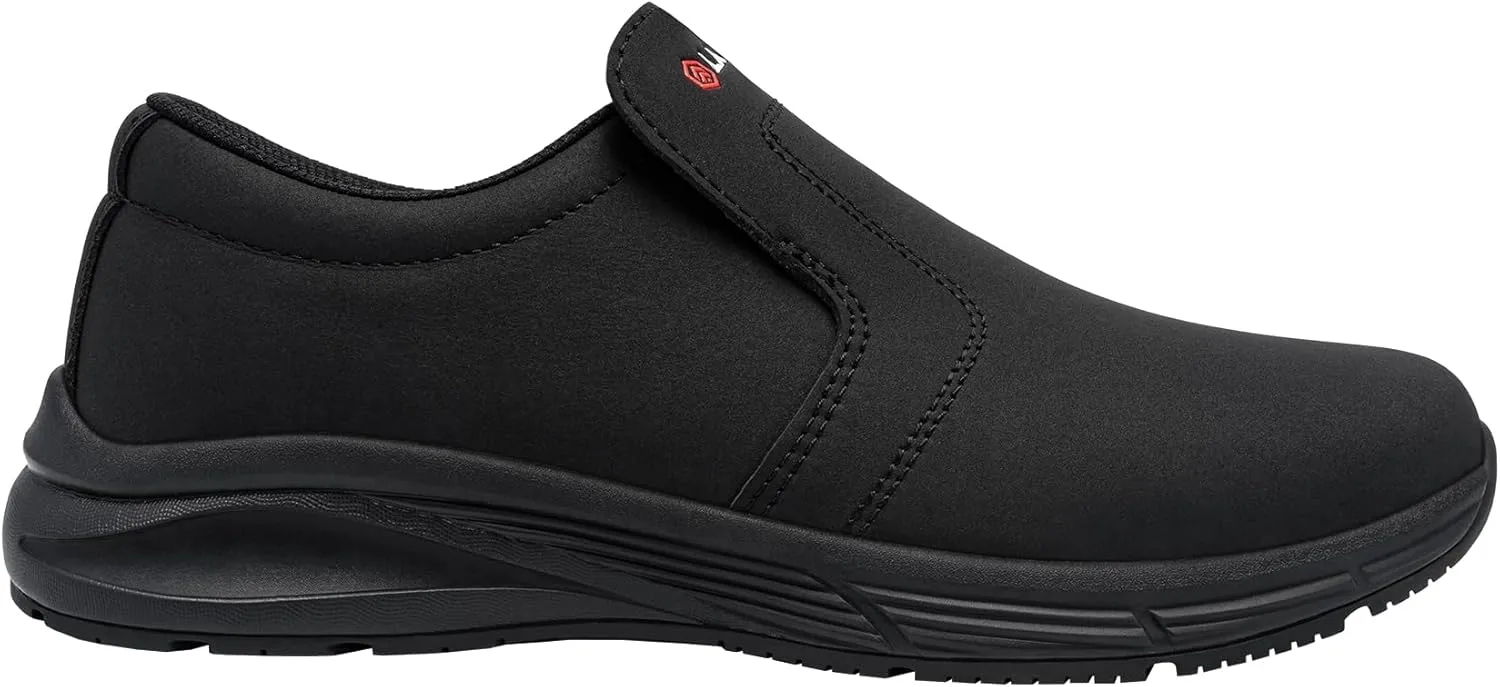 LARNMERN Women Non Slip Work Shoes Kitchen Chef Waterproof Slip Resistant Shoe Walking Food Service Restaurant Slip on Casual Fashion Working Footwear Comfortable Lightweight