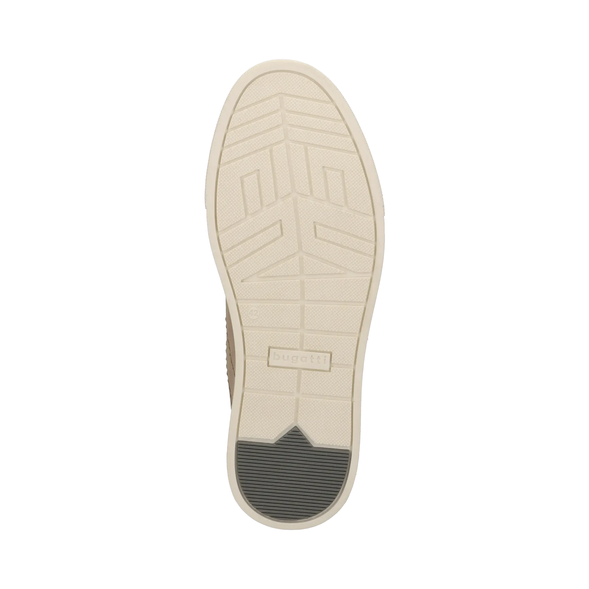 Leder Schnürer taupe