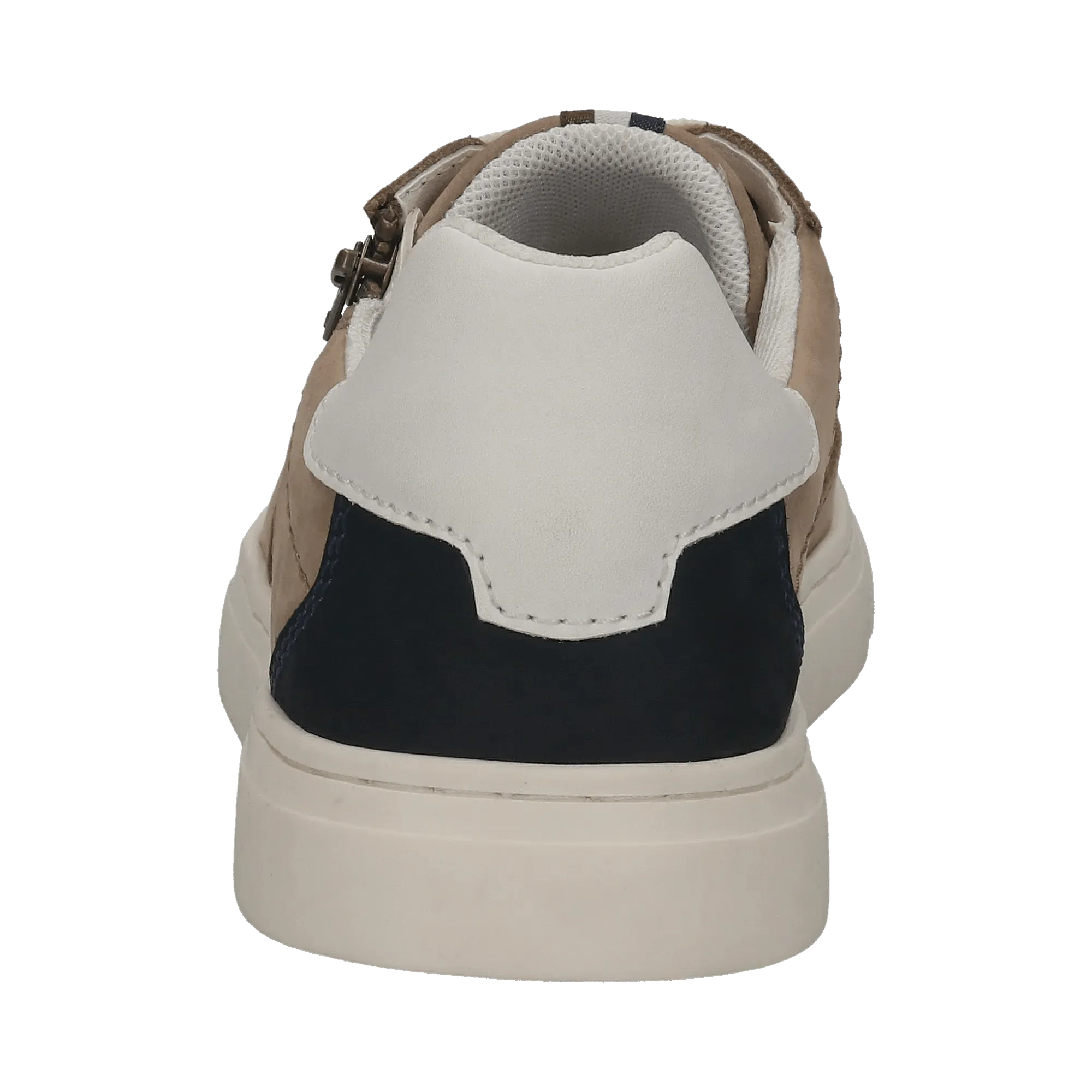 Leder Schnürer taupe