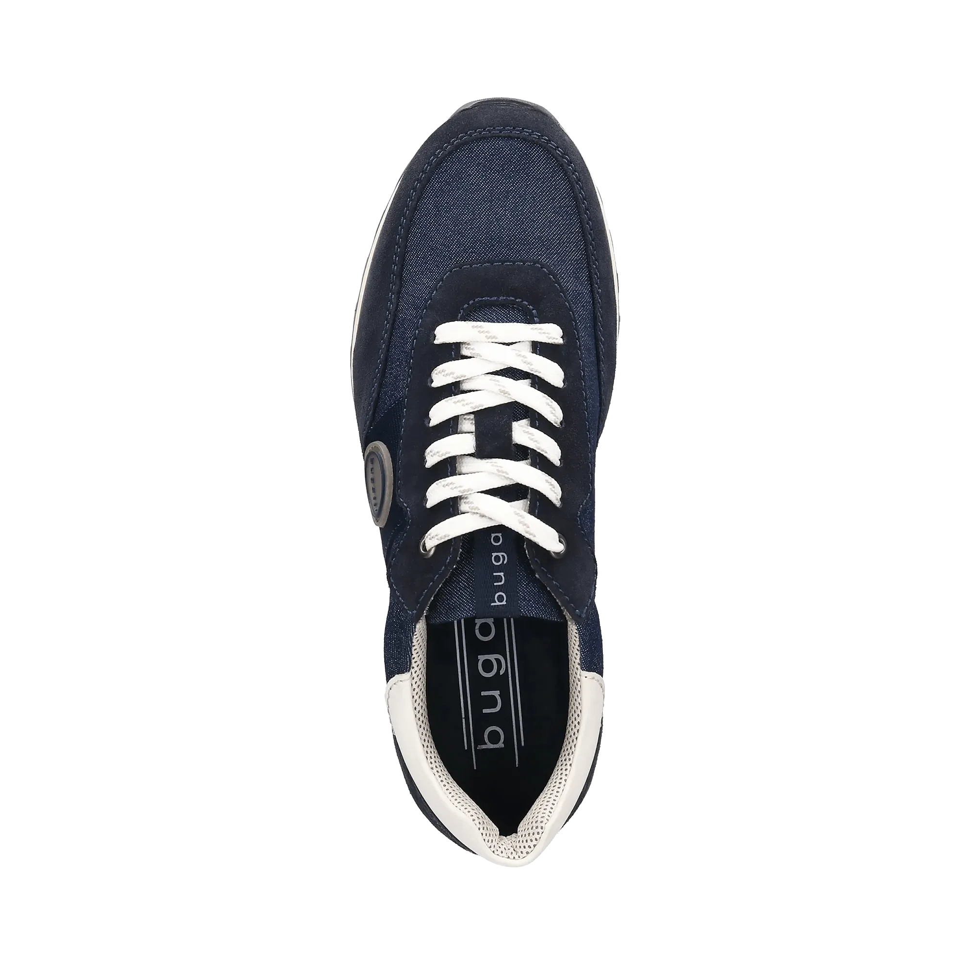 Leder Sneaker dunkelblau