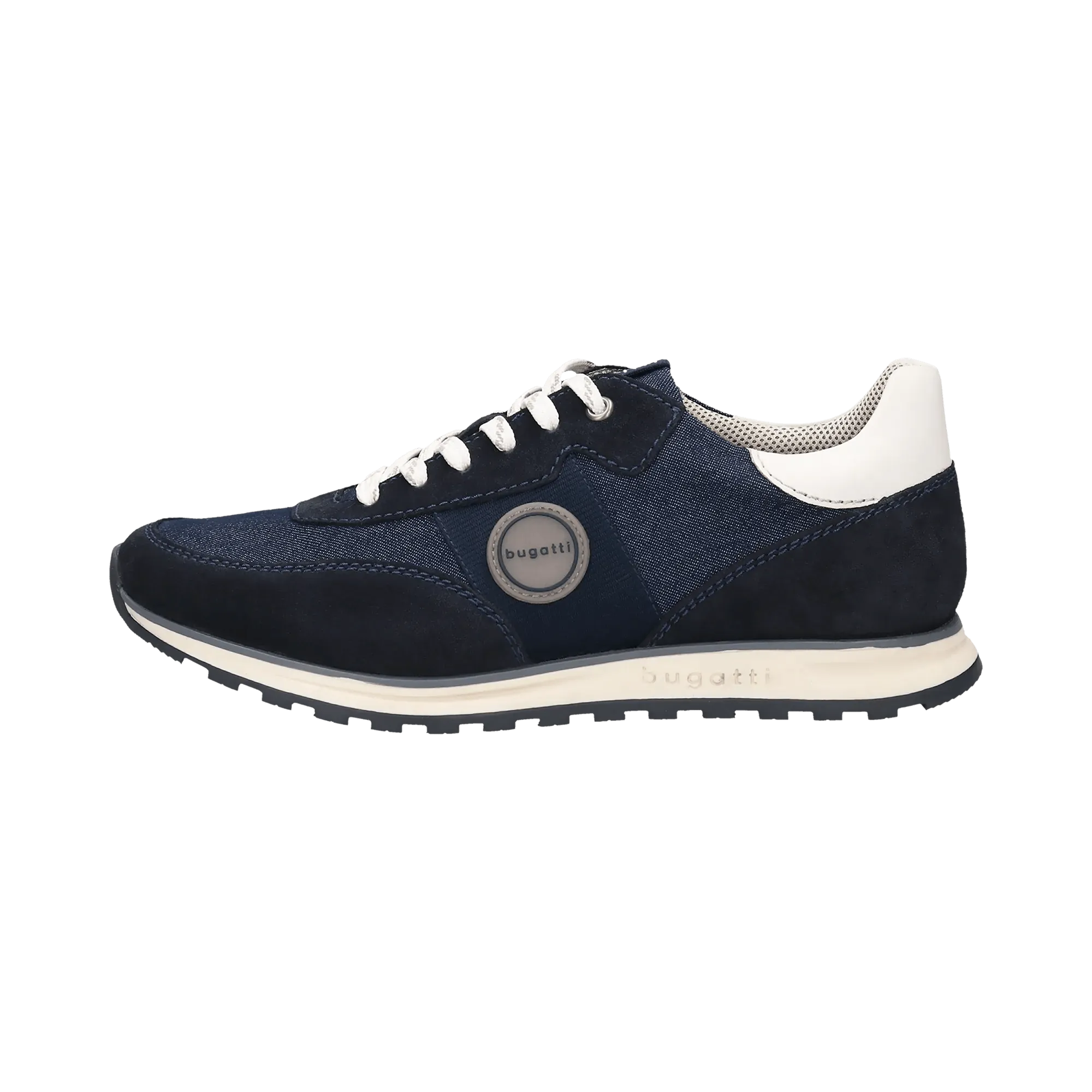 Leder Sneaker dunkelblau