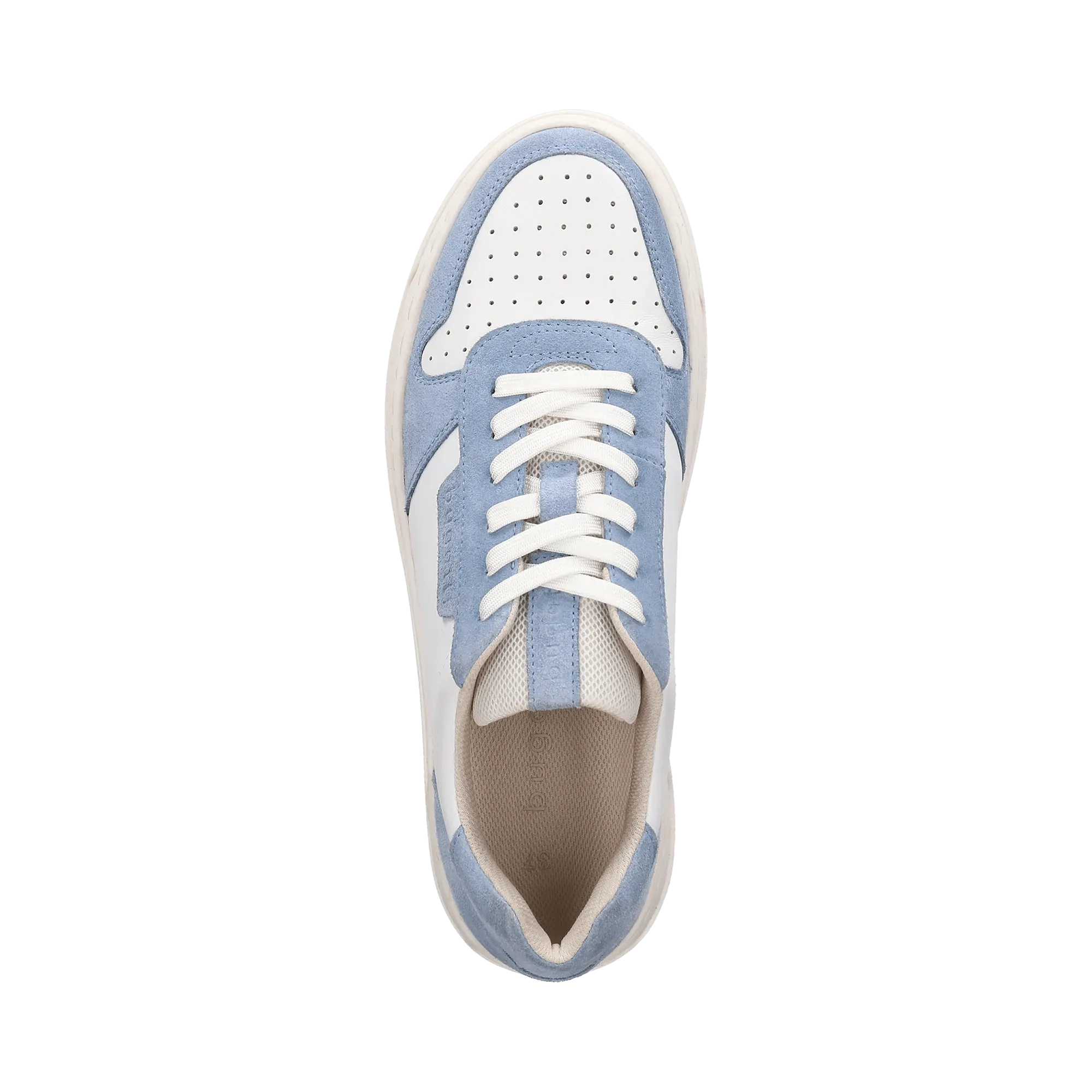 Leder Sneaker hellblau