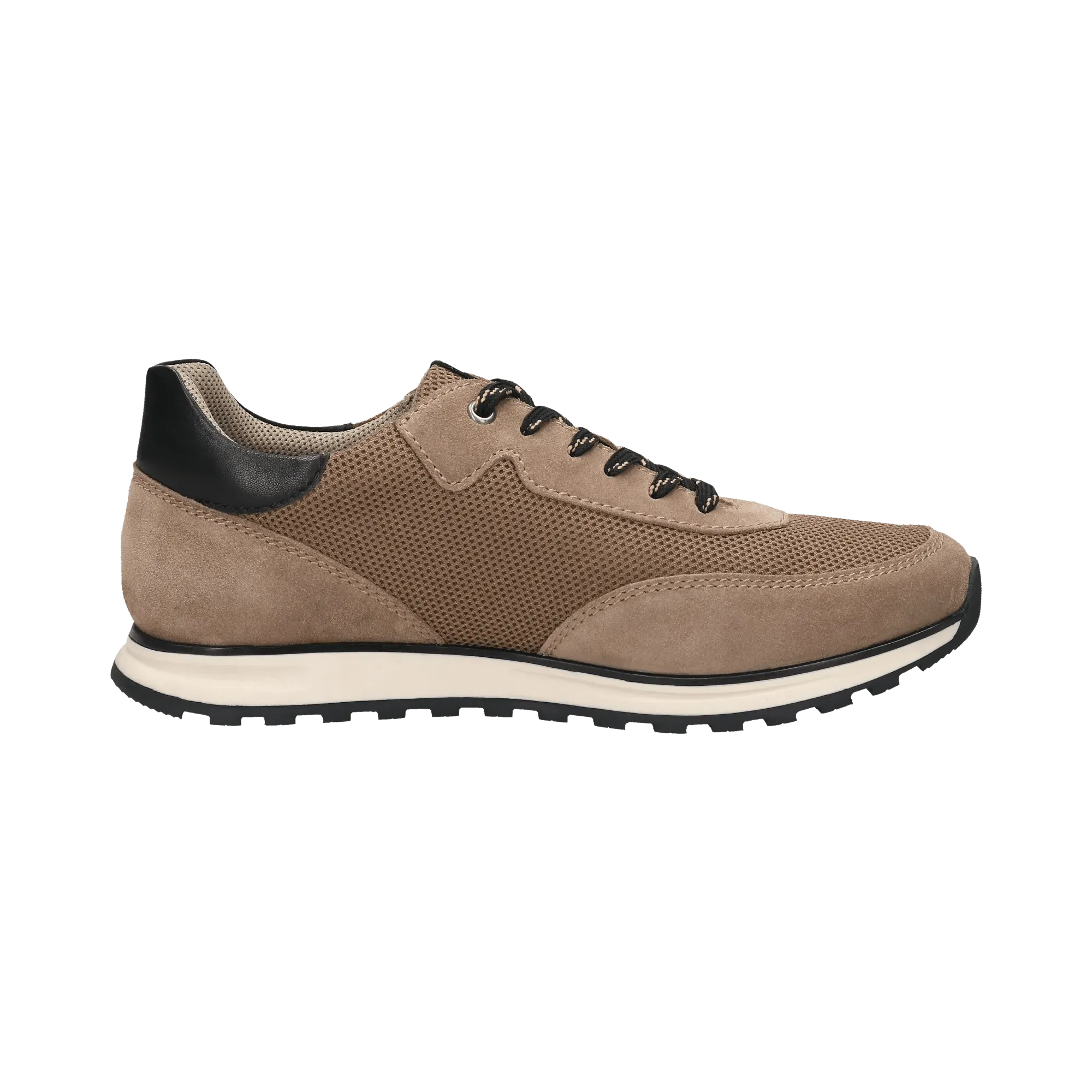 Leder Sneaker Sand
