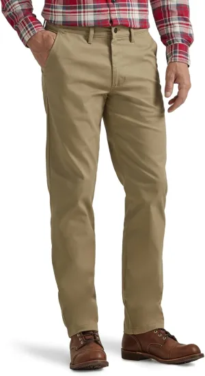Lee Men's Flat Front Slim Straight Pant
